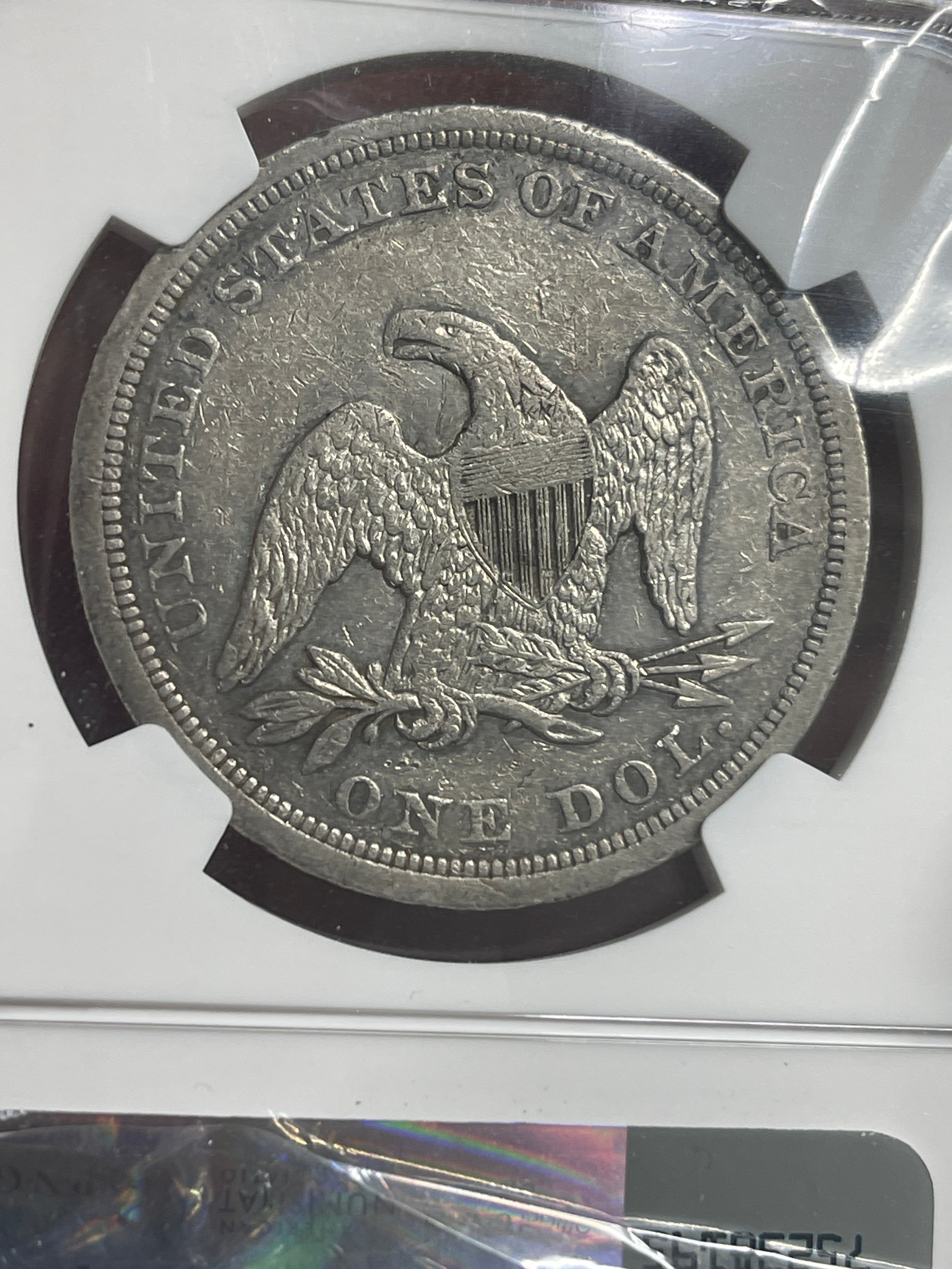 1842 Trade Dollar NGC XF45