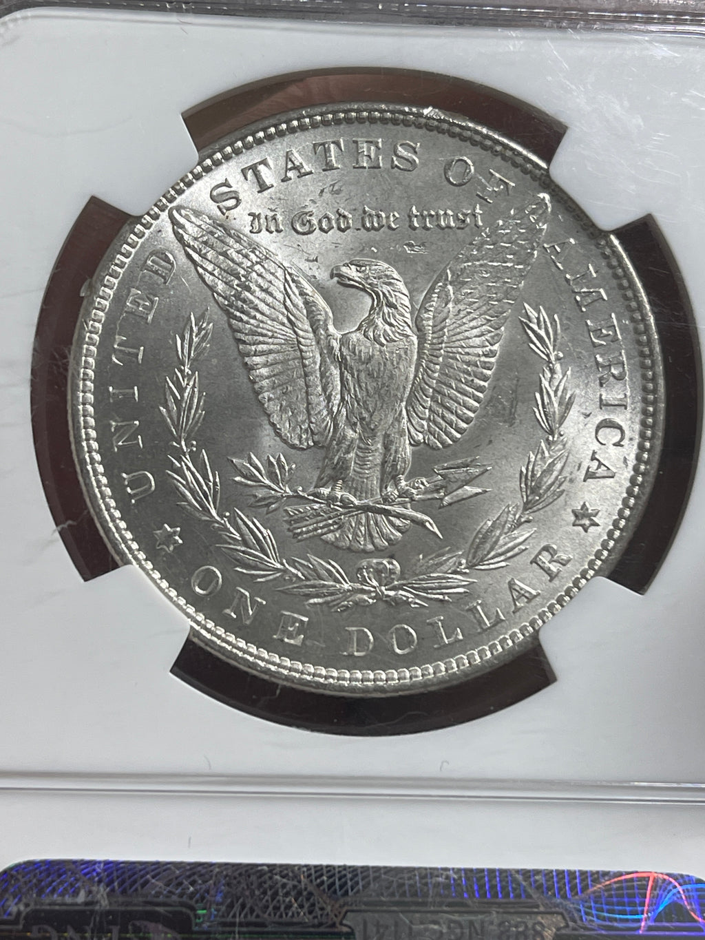 1896 Morgan NGC MS63