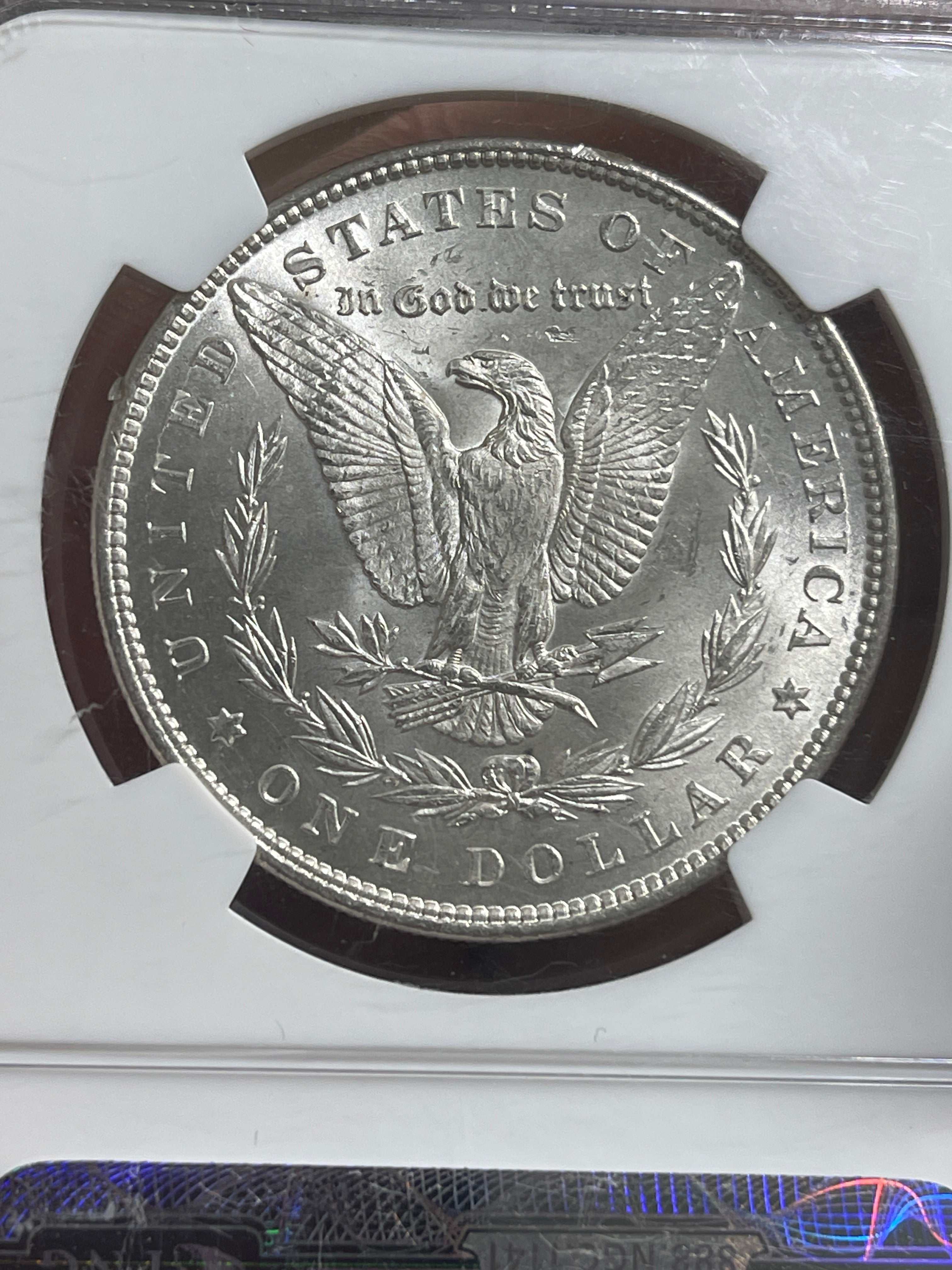 1896 Morgan NGC MS63