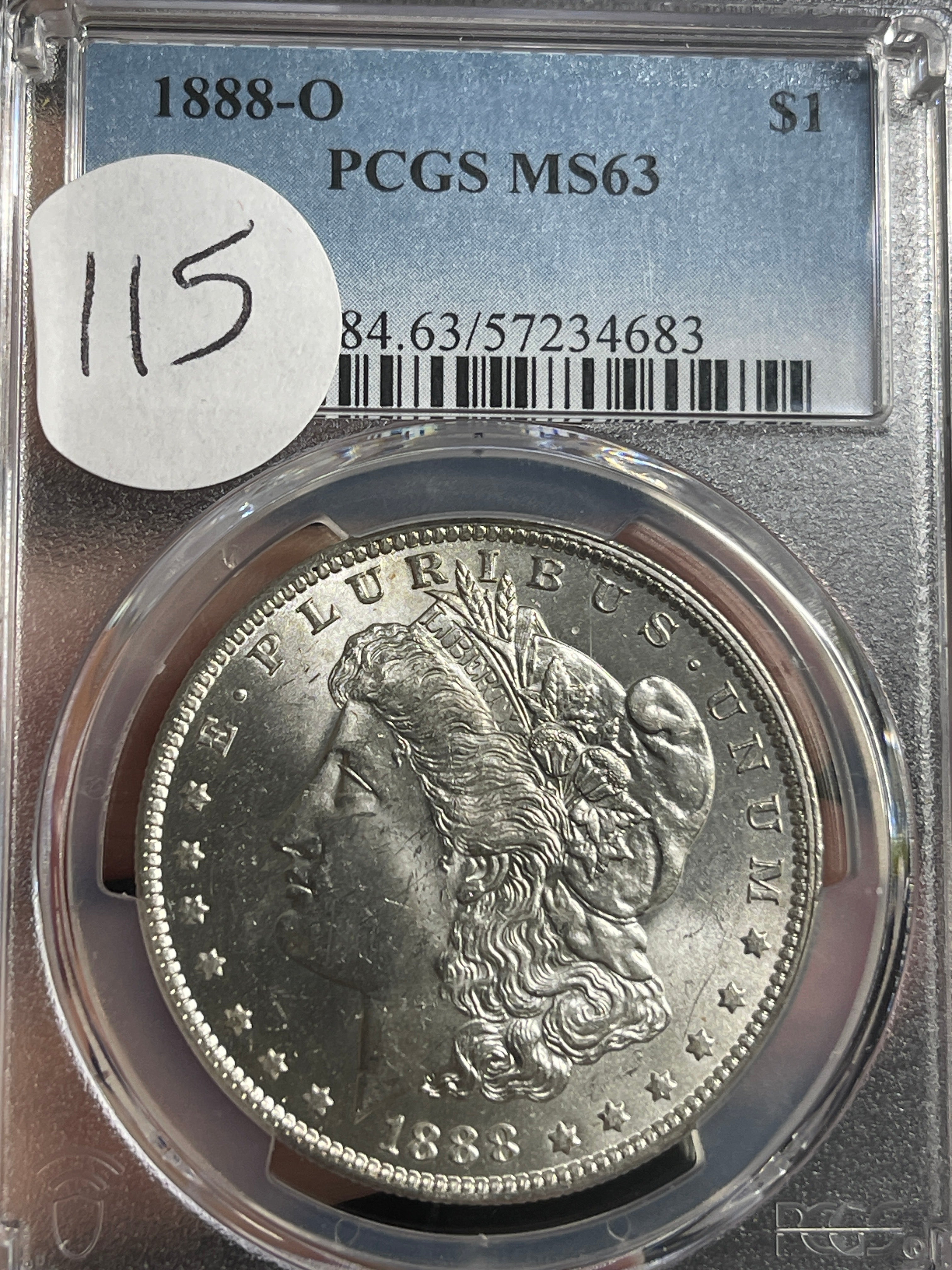 1888-O Morgan PCGS MS63