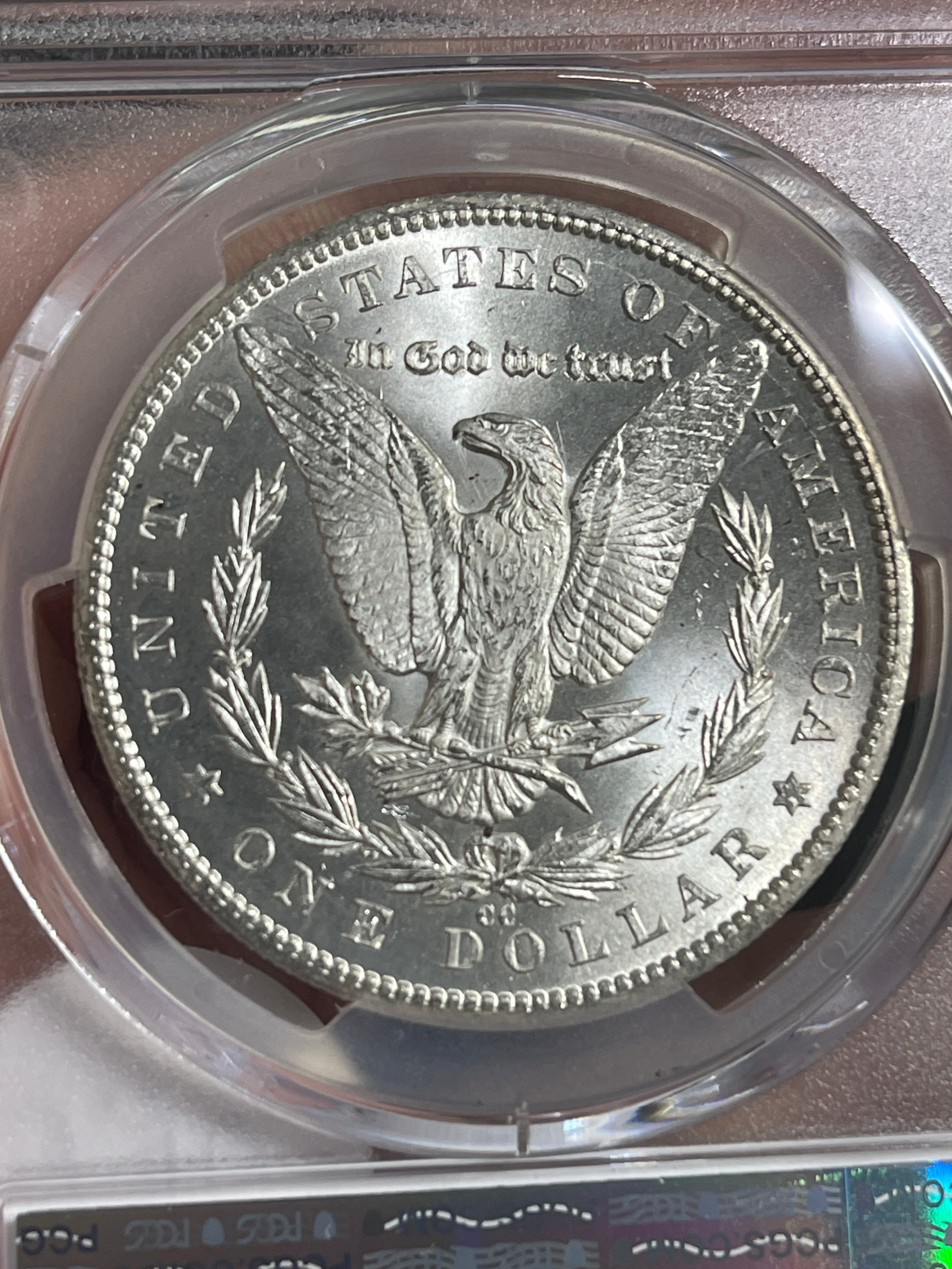 1884-CC Morgan PCGS MS63