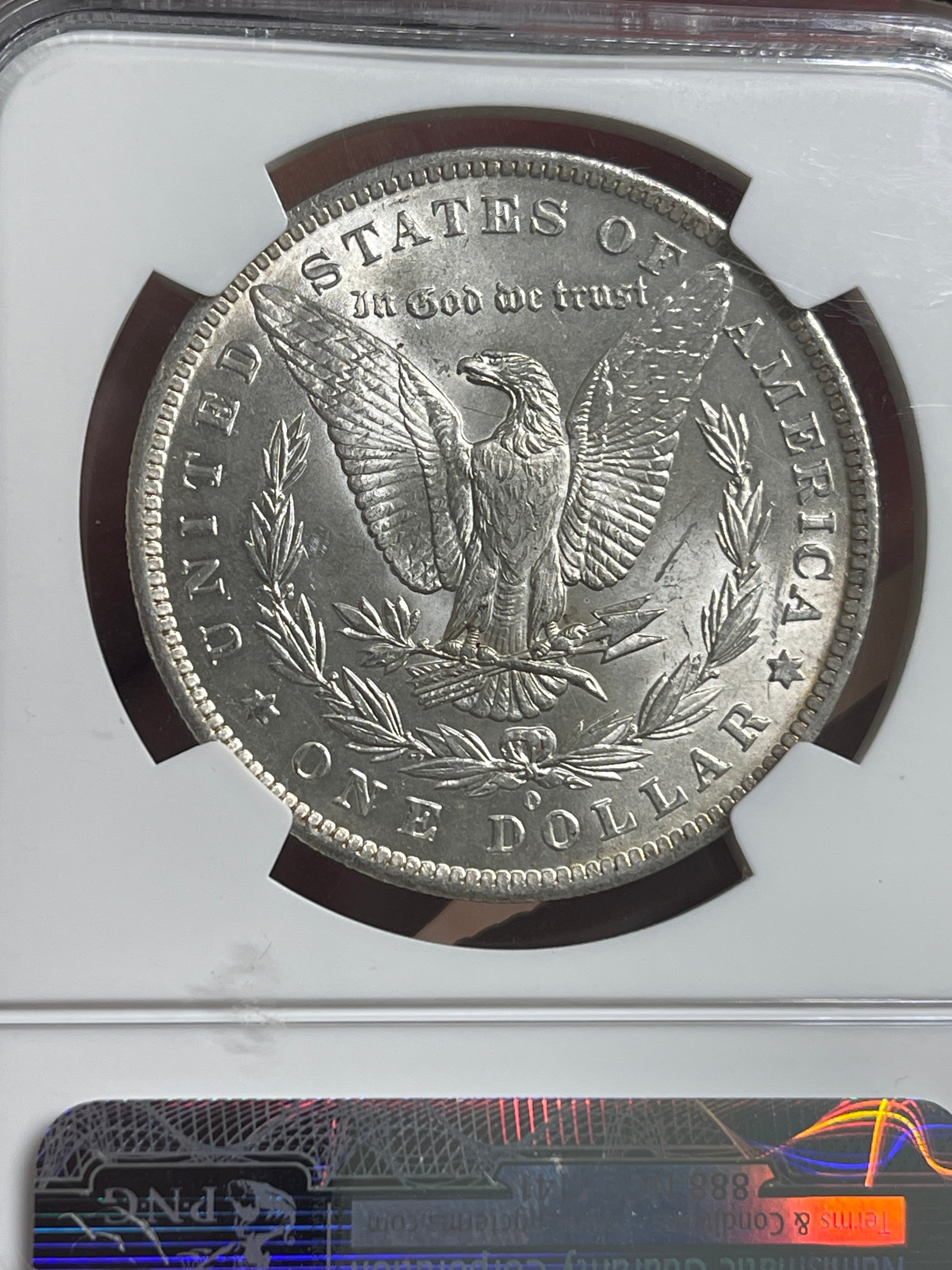 1884-O Morgan NGC MS63