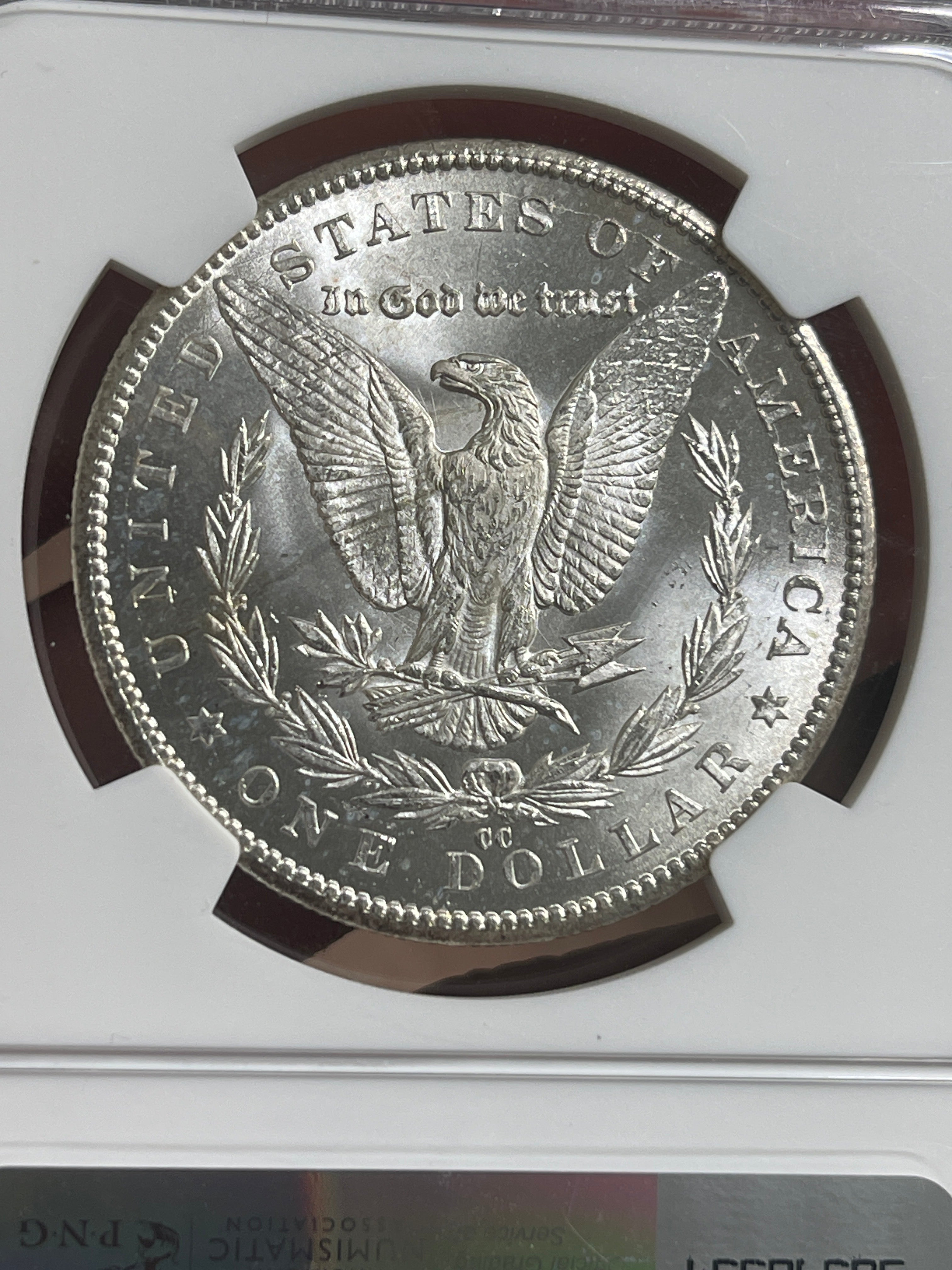 1884-CC Morgan NGC MS62