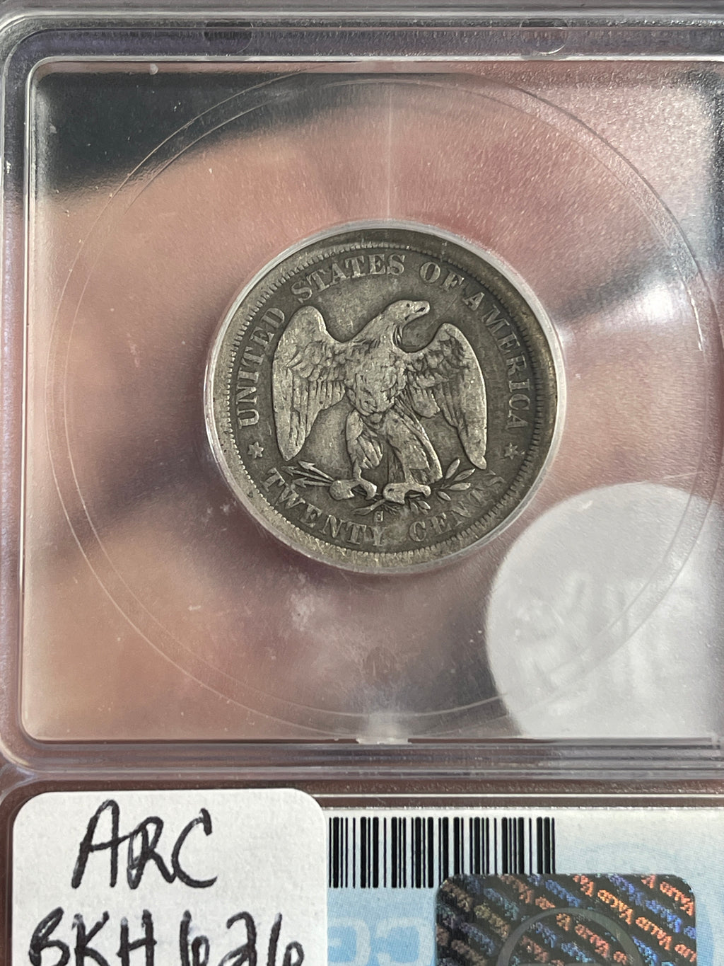 1875-S Twenty Cents ICG VG10