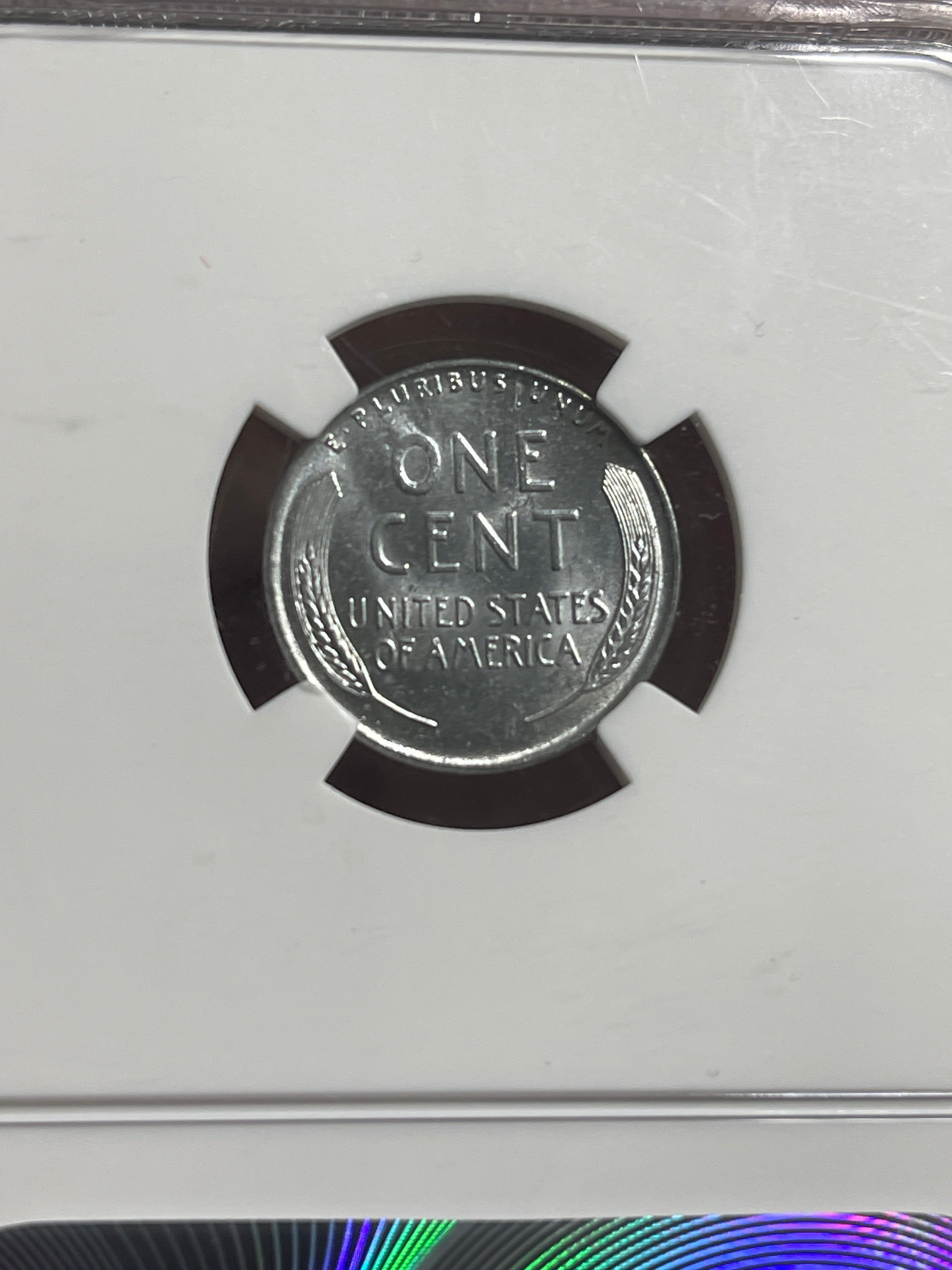 1943 Lincoln Cent Steel NGC MS65
