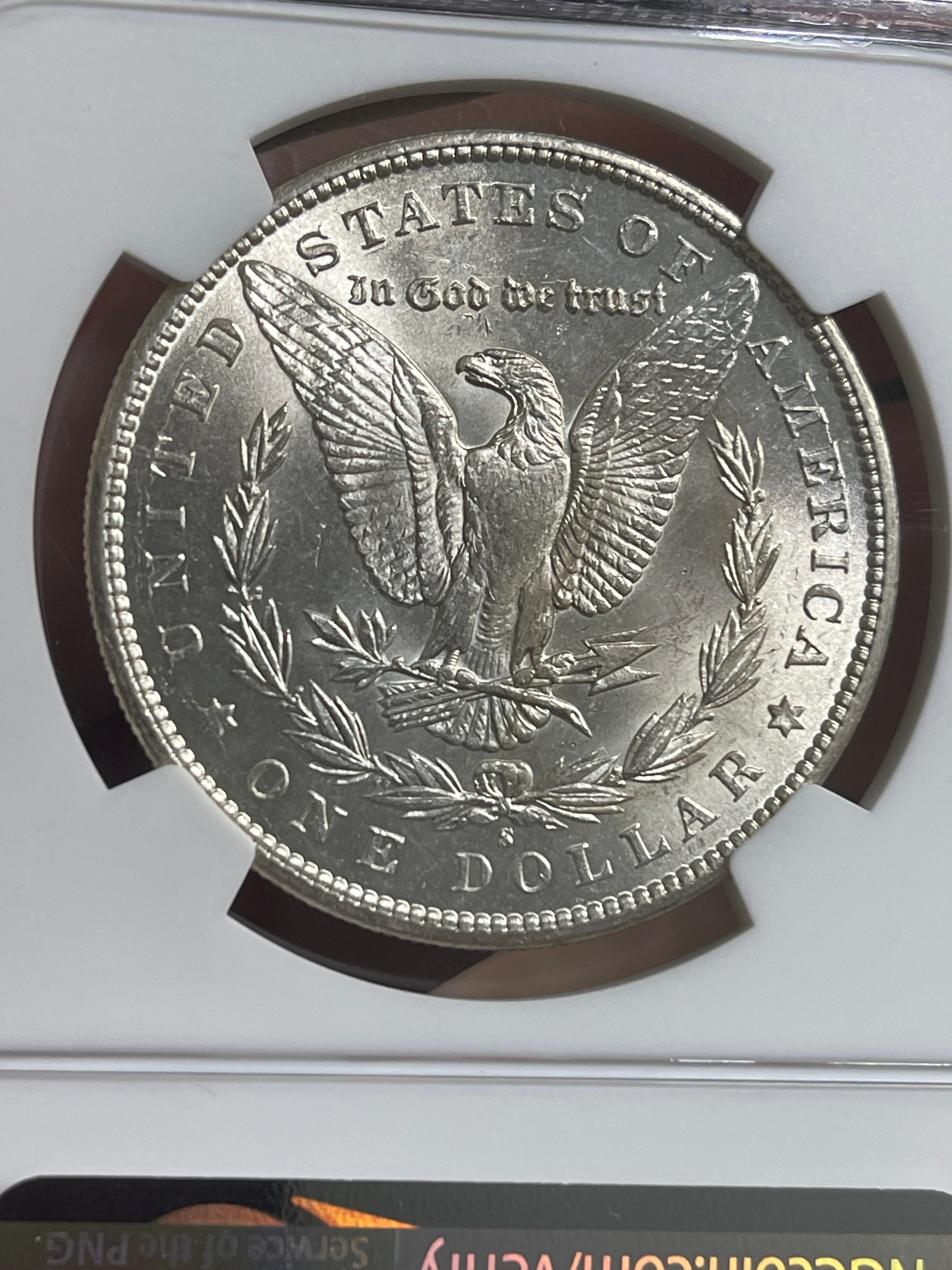 1898-S Morgan NGC MS62