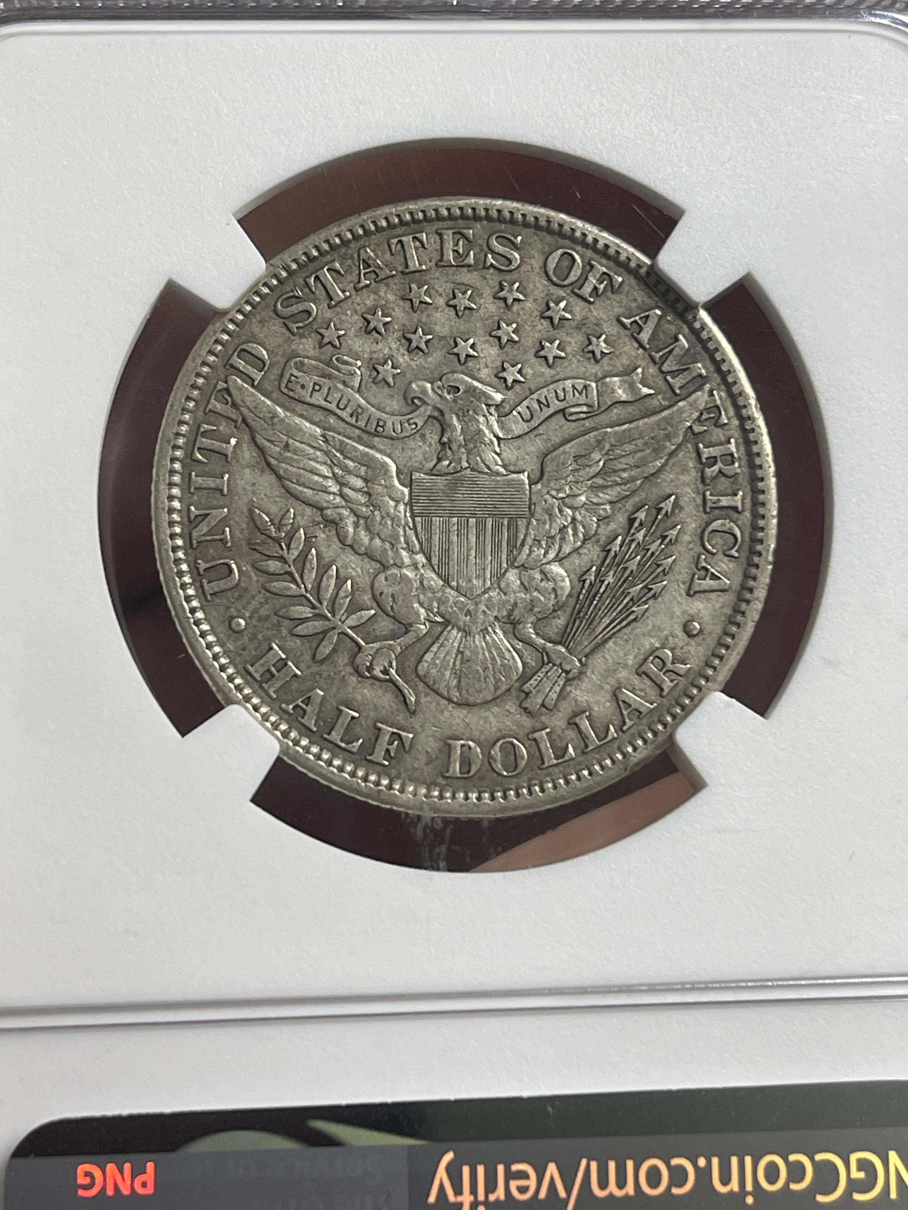 1907 Barber Half NGC VF30