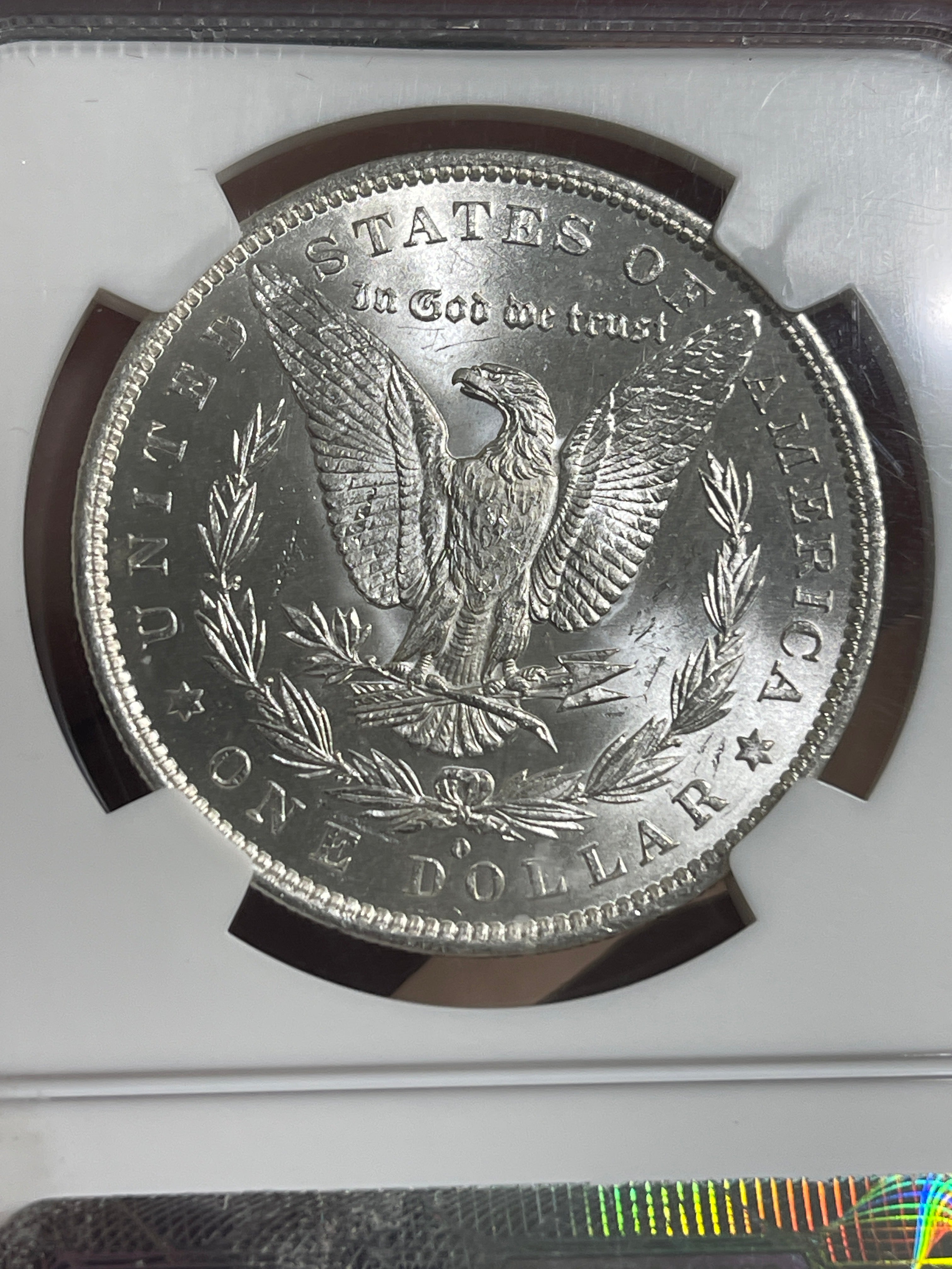 1883-O Morgan NGC MS62