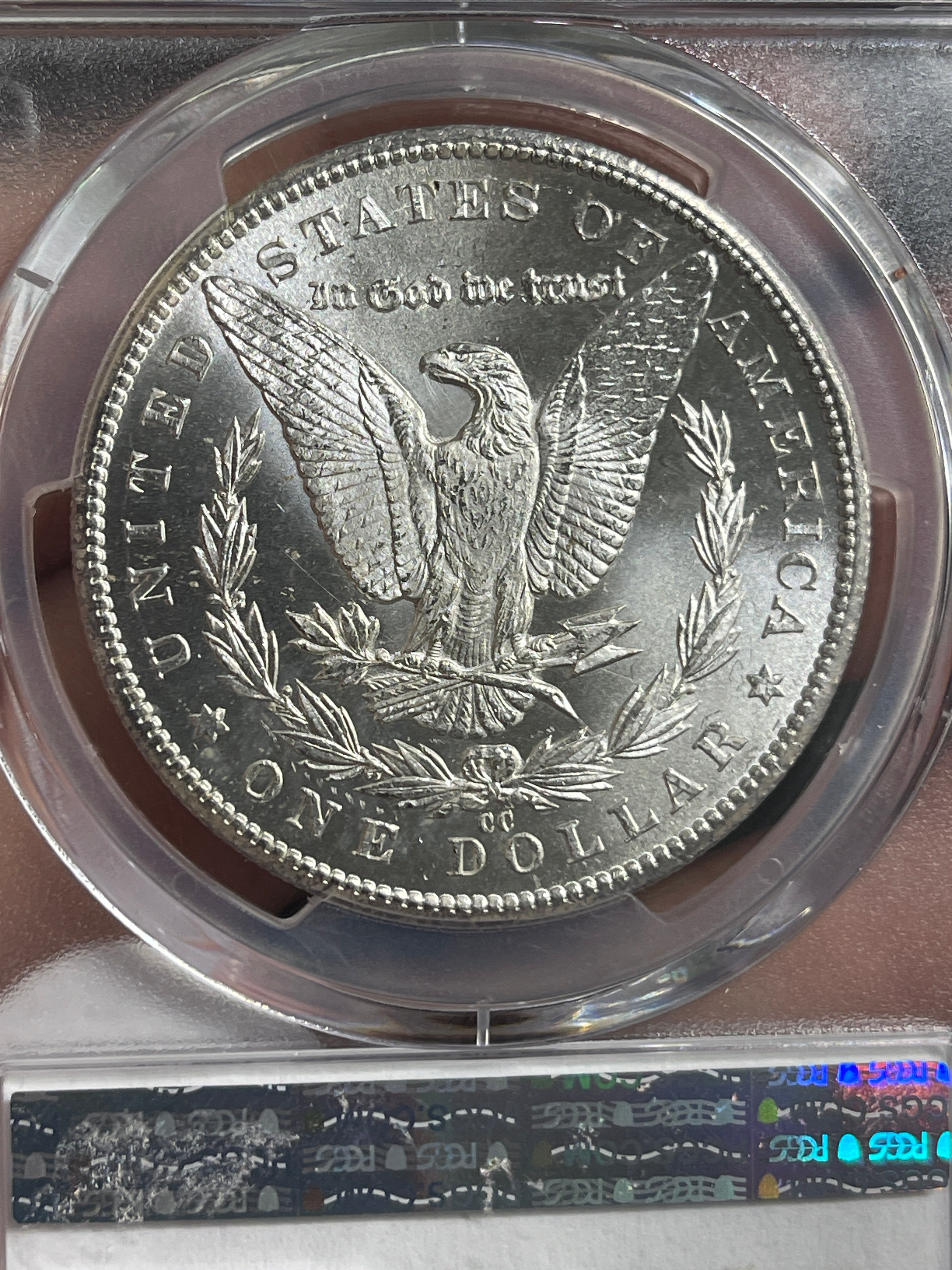 1884-CC Morgan PCGS MS63